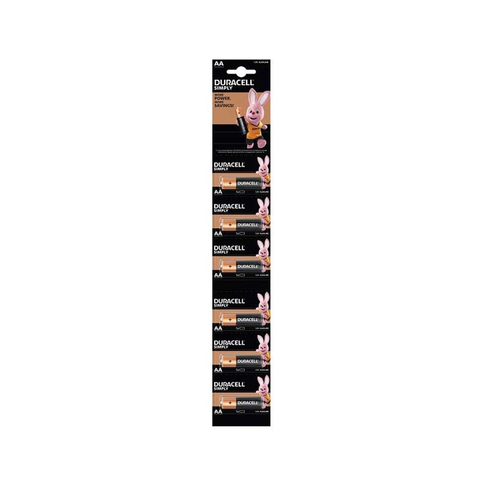 Battery DURACELL Copper Black Aa 6's Perf Card Duro66