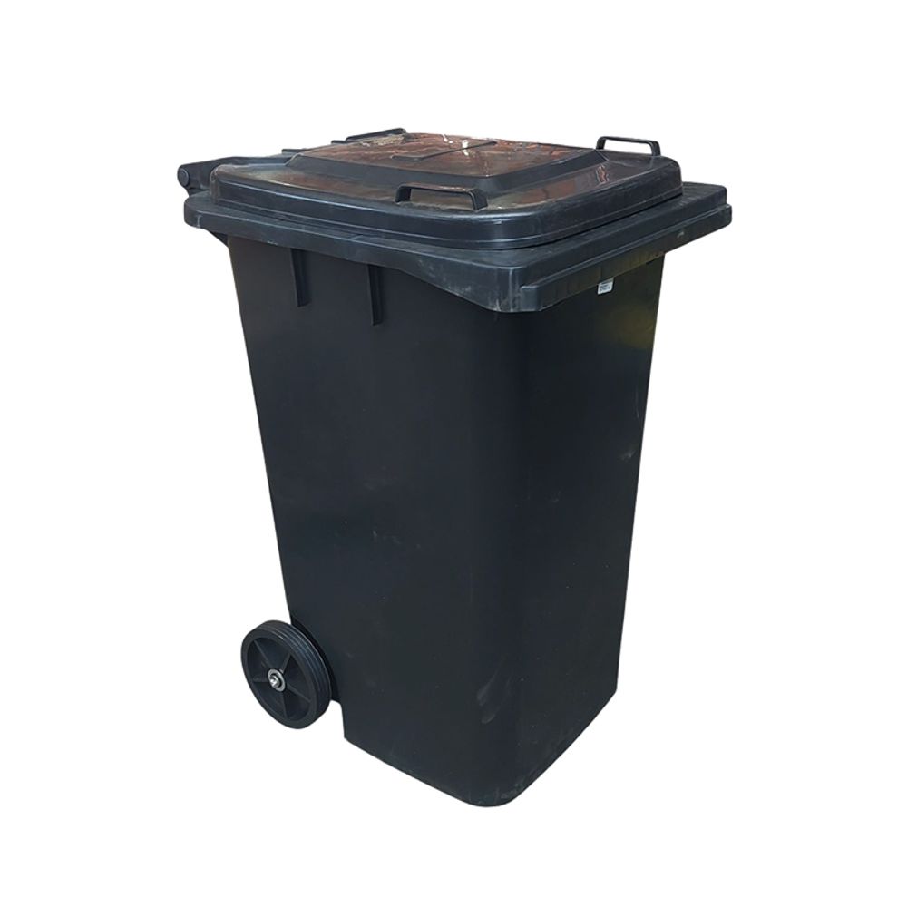 Refuse Bin 240ltr-on Wheels-charcoal ( Min 5 Asst)