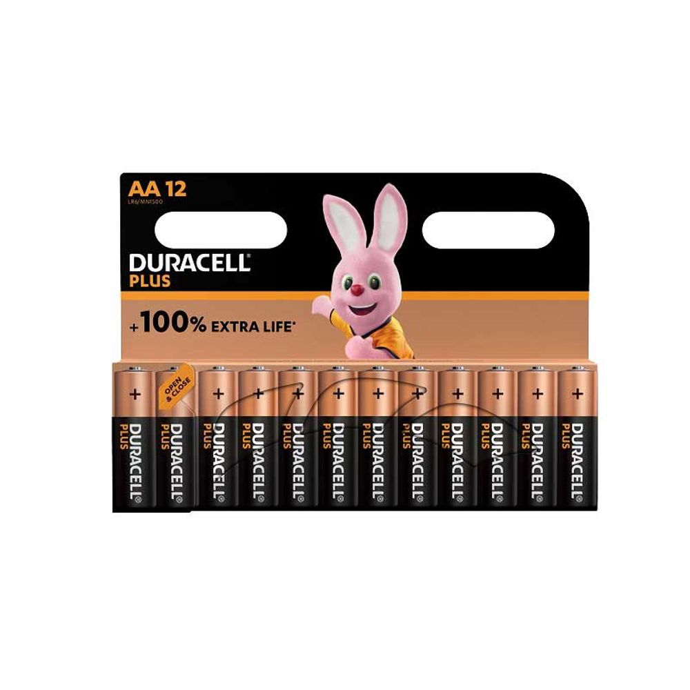 Battery DURACELL Plus Aa 12's Duro45
