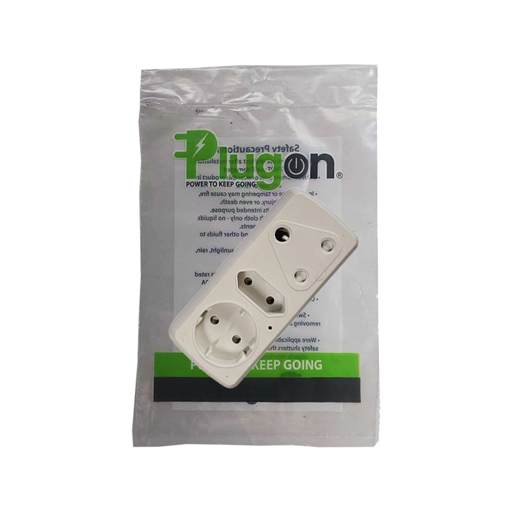 Plug Adaptor R21 1x15ax 1x3 Pin X Shuko