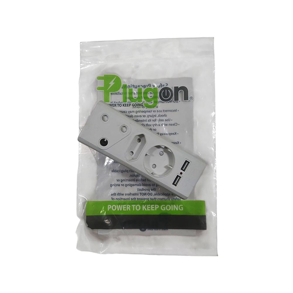 Plug Adaptor 3 Way With Use Uad - 03usb