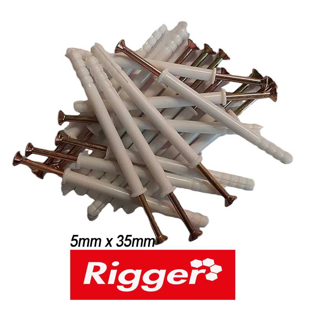 Nail In Anchors Bulk 5x 35 Pack 100