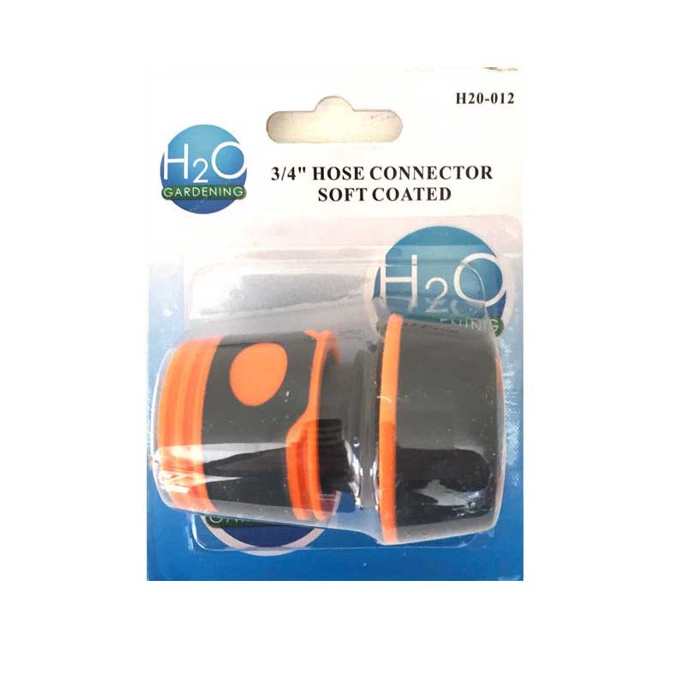 Garden Hose Connector 1/2" Stop H20011 Softgrip