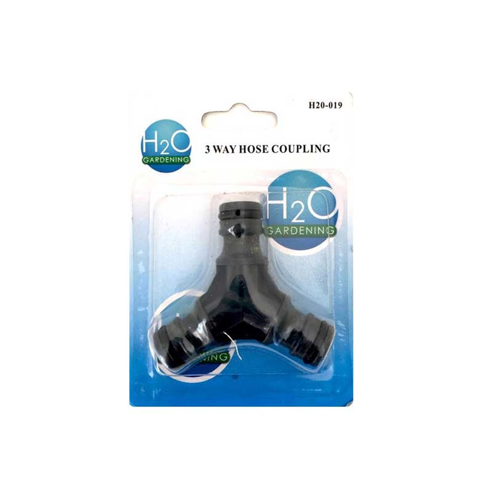 Garden Hose Coupling 3 Way H20019