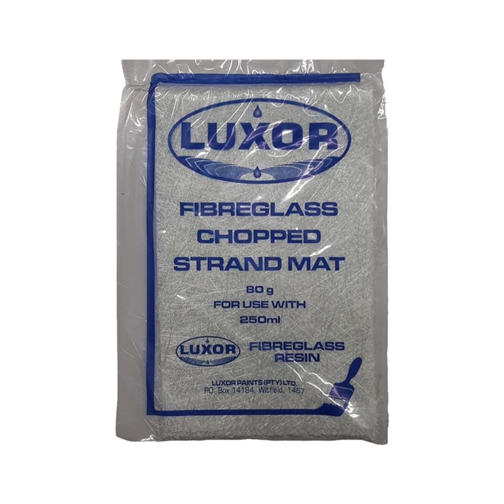 Fibre Glass Chopped Mat Prepack 80g LUXOR
