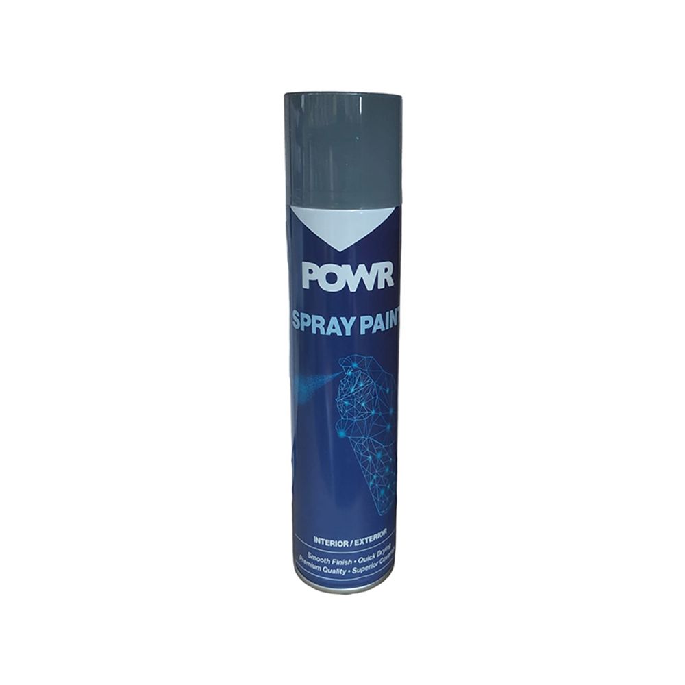 Paint Spray Std Grey Machinery 300ml POWR