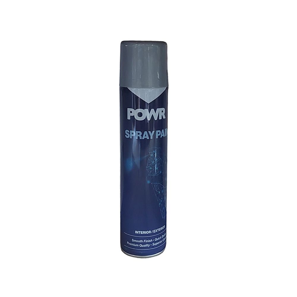 Paint Spray Metal Silver 300ml POWR