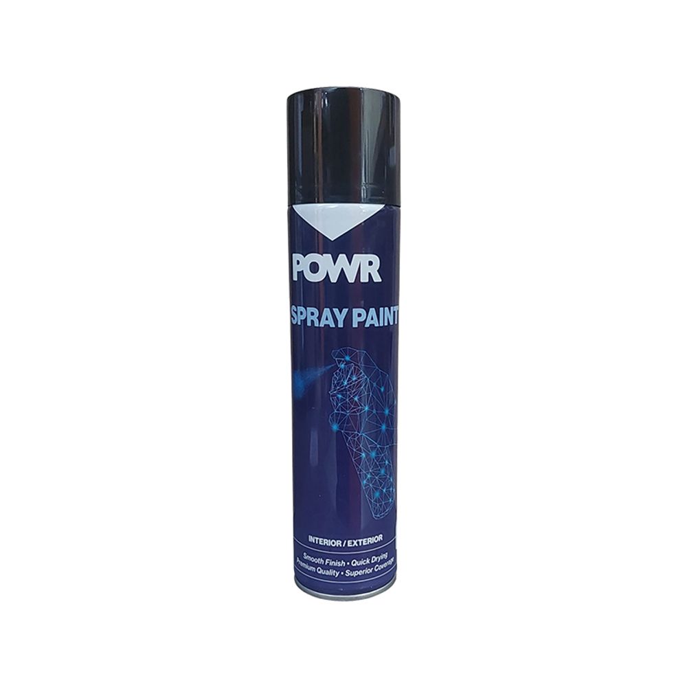 Paint Spray Heat Black Engine 300ml POWR