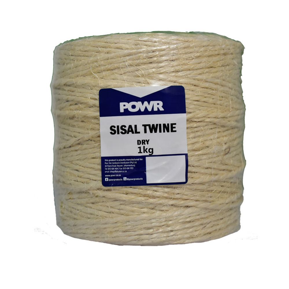 Twine Sisal Single Ply 1kg