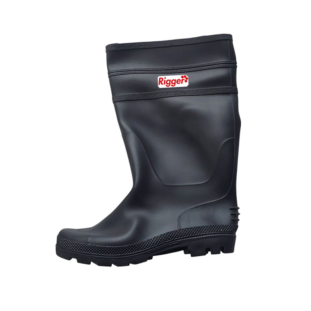 Gumboots K/length Black N/stc Size 10