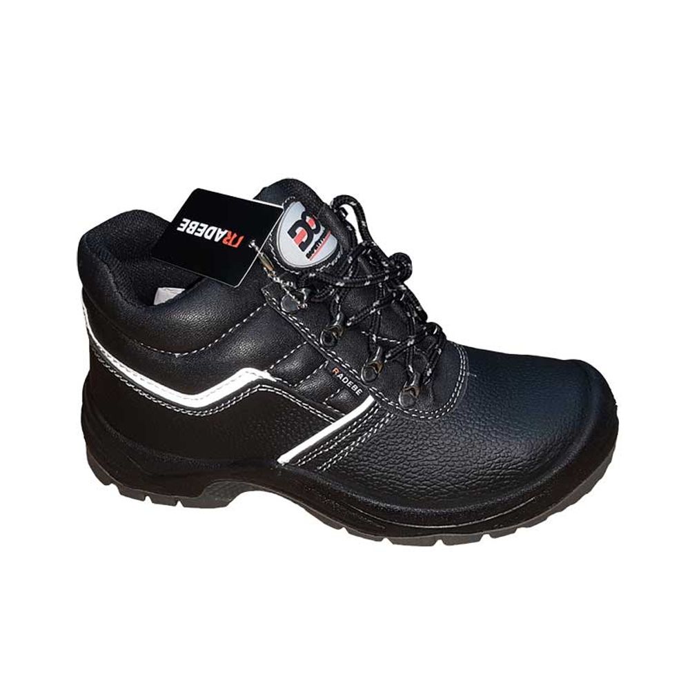 Boot Safety Radebe Black Oil/acid St/cap Size 12