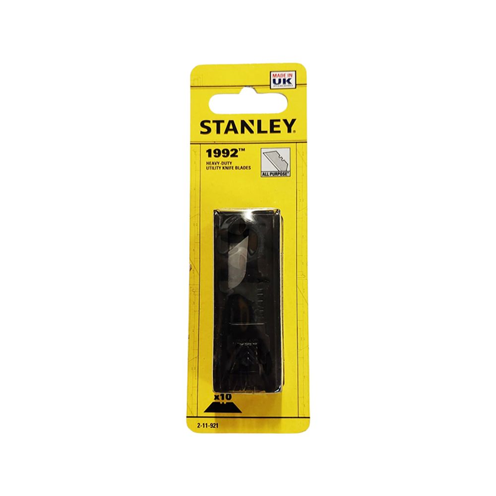 Blade Knife Blades Trim STANLEY H/duty 1x10 Cartridge 2-11