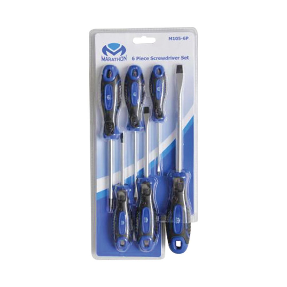 Screwdriver Set MARATHON 6pce Blister Pack M105