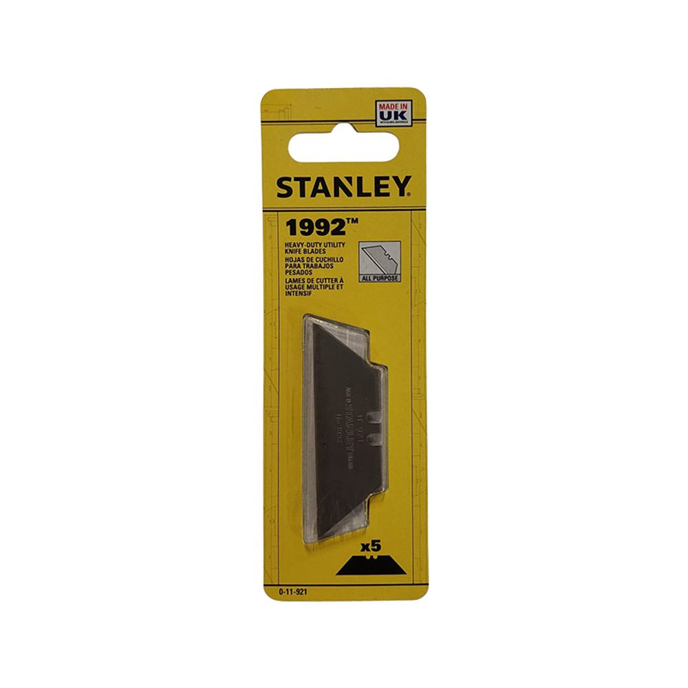 Blades Knife Blades Trim STANLEY Wallet Of 5 H.d. 0-11-921
