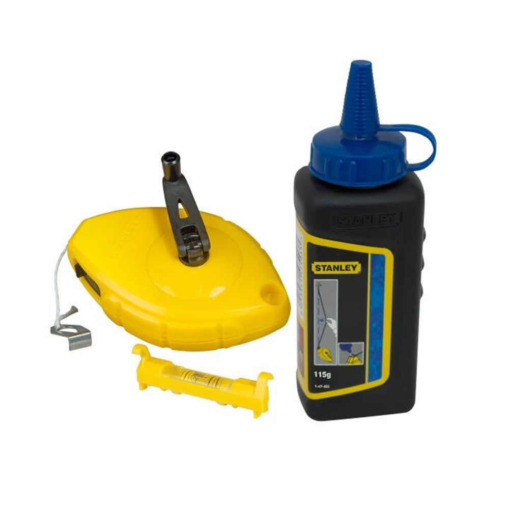 Chalk Reel & Refill Blue STANLEY 0-47-443