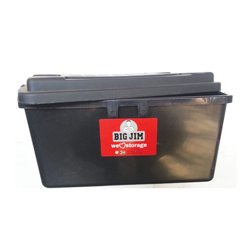 Bin Storage Box Big Jim 25lt Black Jo1000 Collect Only