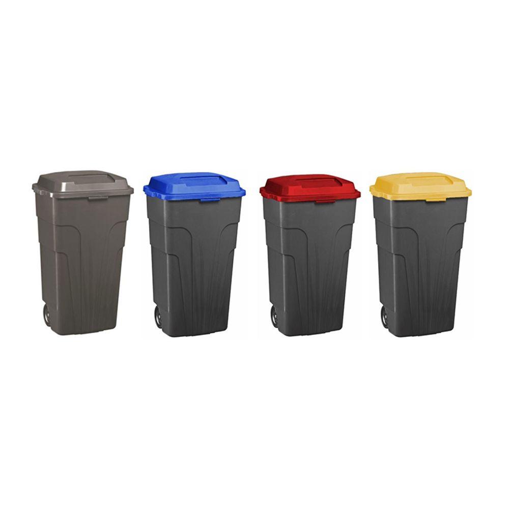 Bin Refuse Bin On Wheels Big Jim 140ltr Yellow Collect Only
