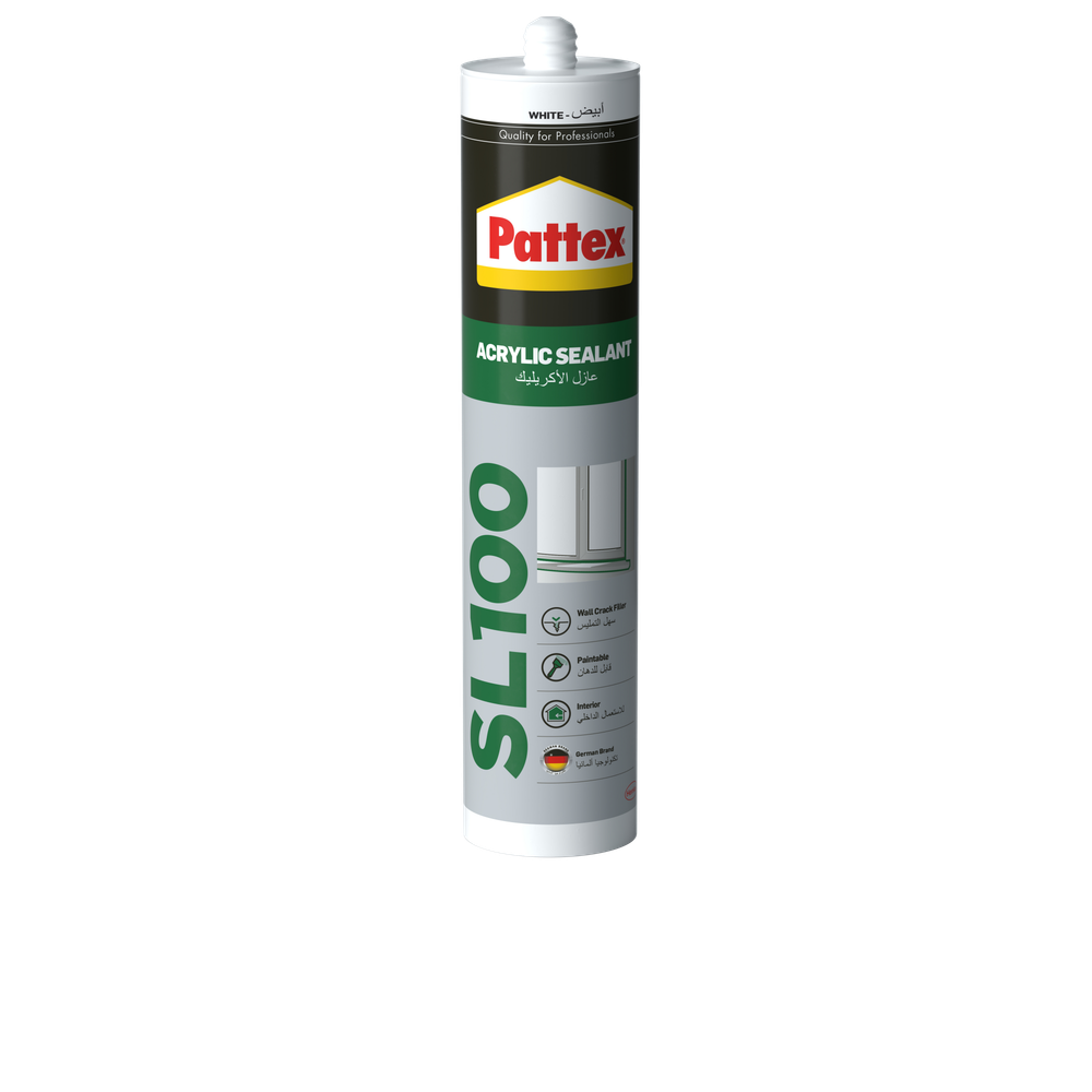 Pattex Sl100 White Acrylic Sealant 280ml