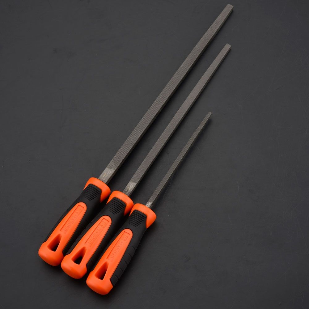 8 Inch (200mm) Square Second Cut File With Soft Handle