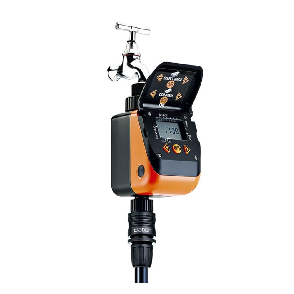 Aquauno Video 6 Plus Single Line Timer, 6 Programmable Cycles Per Day, Rain Sensor Compatible
