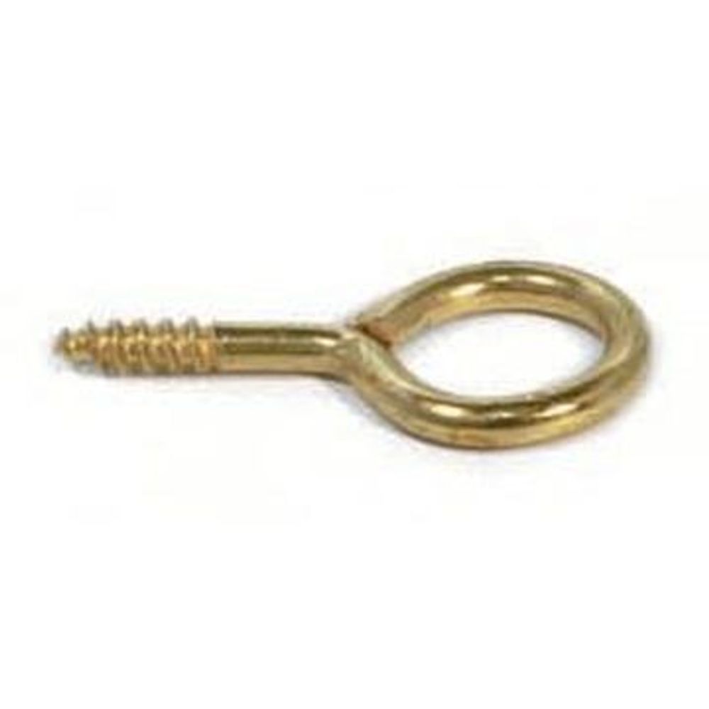Screw Eye Yellow Passivated 18mm (10)