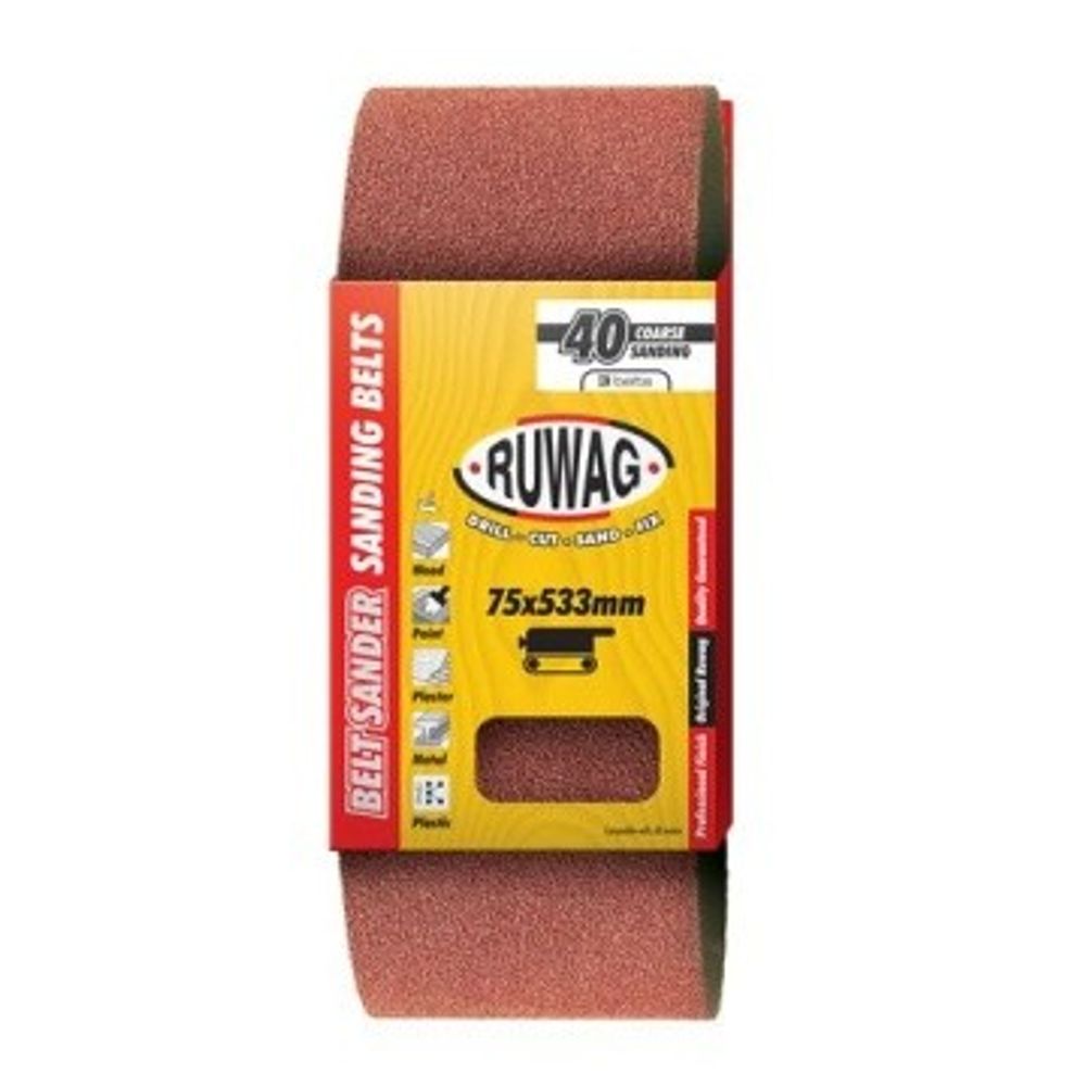 75x533 P60 3 Pack Belt /pk