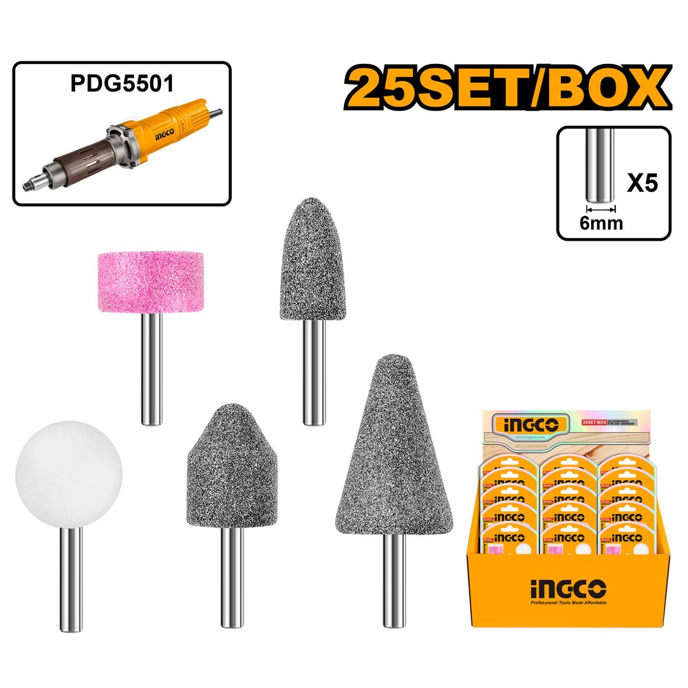 Die Grinder Set 5pcs