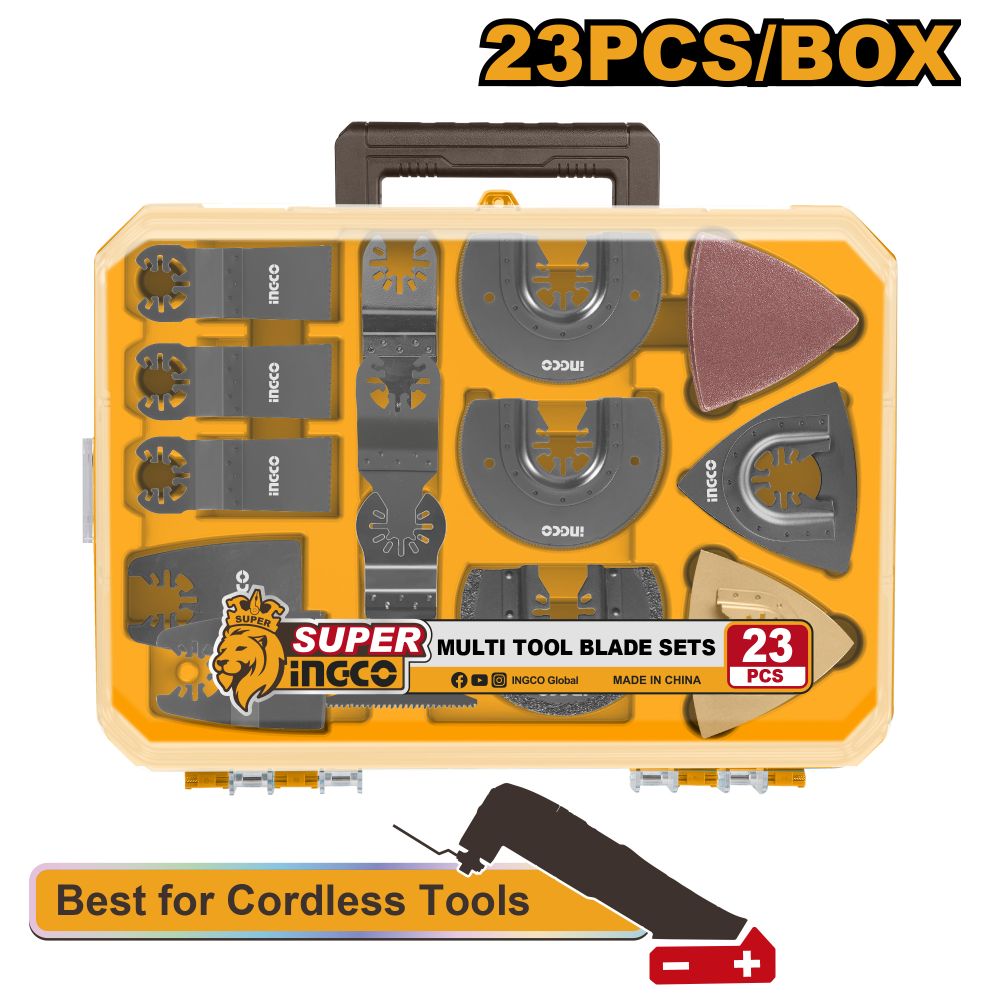 Multi Tool Blade Set Plastic Box 23pcs