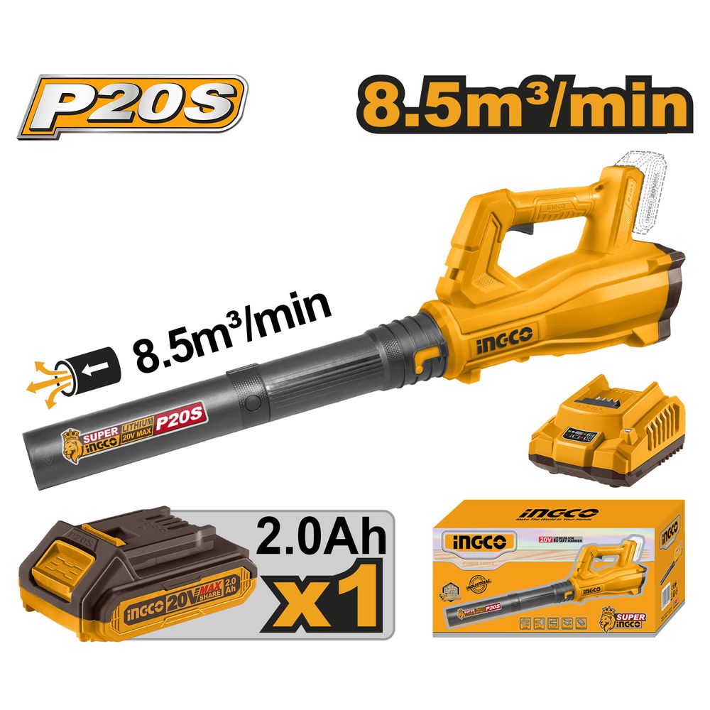 20v Ps+c/l Blower 8.5qbm/min Kit
