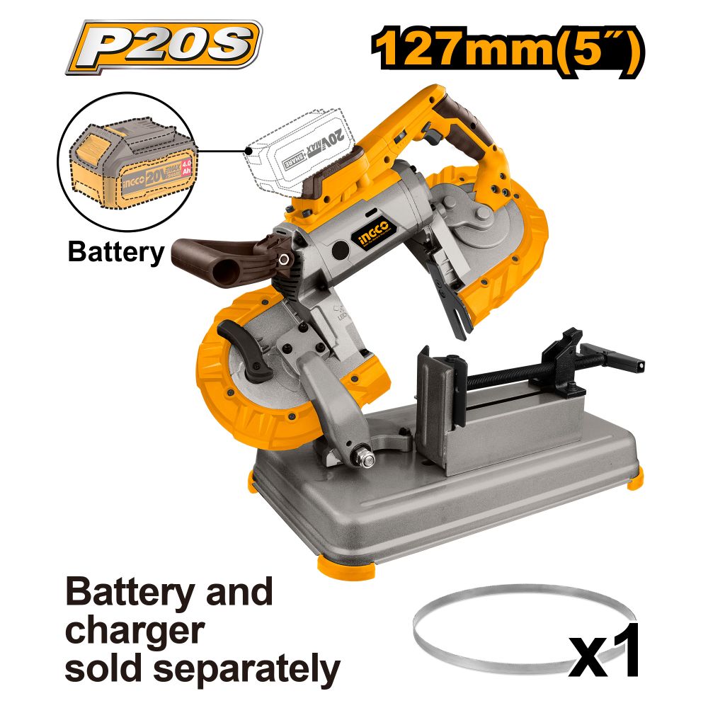 20v Ps+c/l Band Saw 127mm X 127mm
