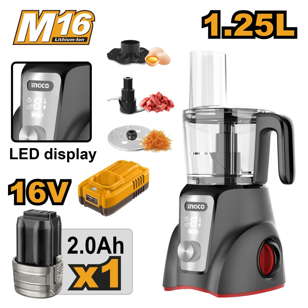 16V Ps+c/l Food Processor 250w Kit