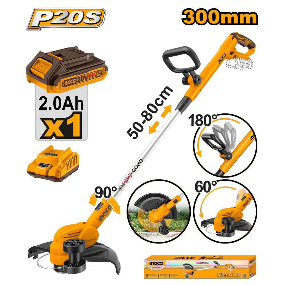 20v Ps+c/l Grass Trimmer Kit Batt /char