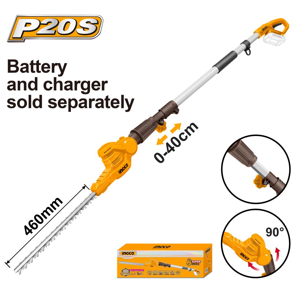 20v Ps+c/l Pole Hedge Trimmer