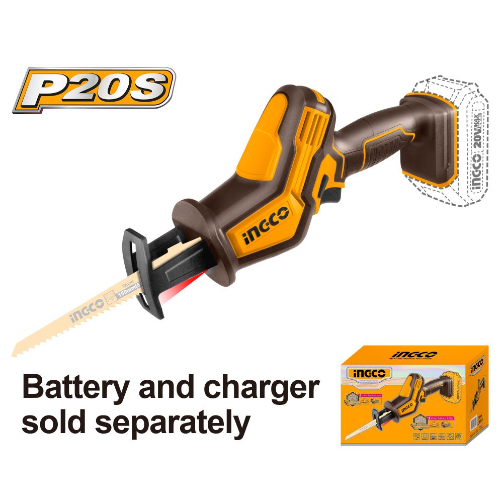 20v Ps+c/l Reciprocating Saw