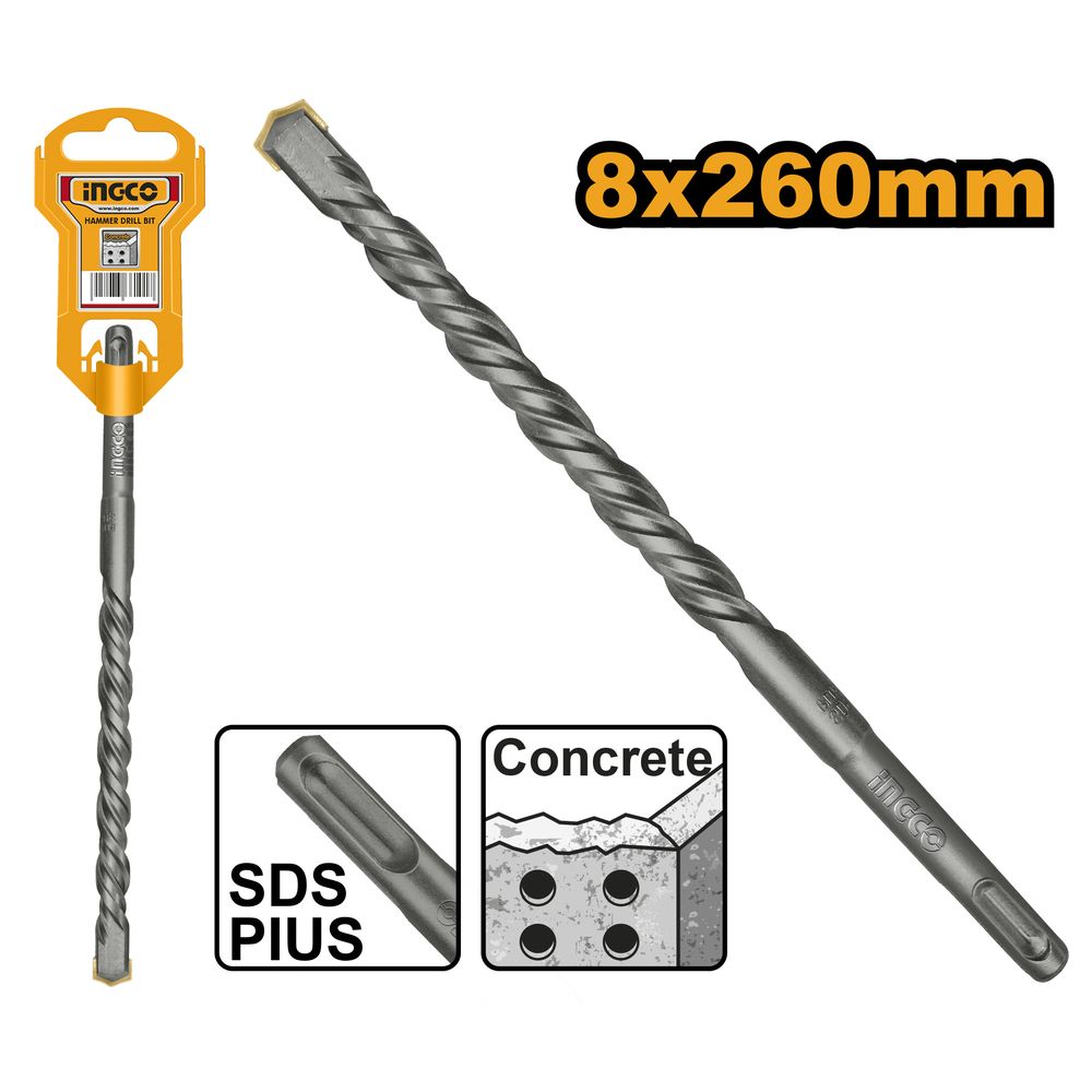 Drill Bit Sds+ Hammer 8x260mm