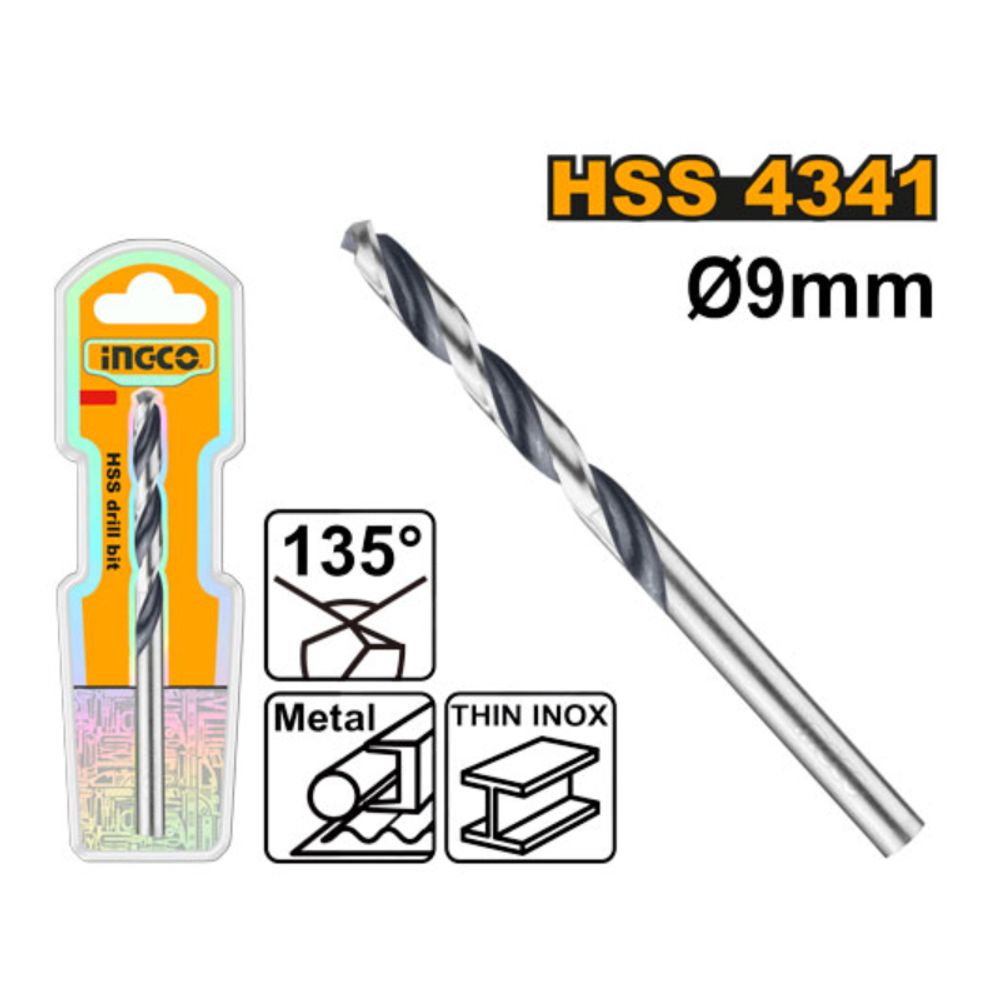 Drill Bit Hss 9.0mm 1pcss