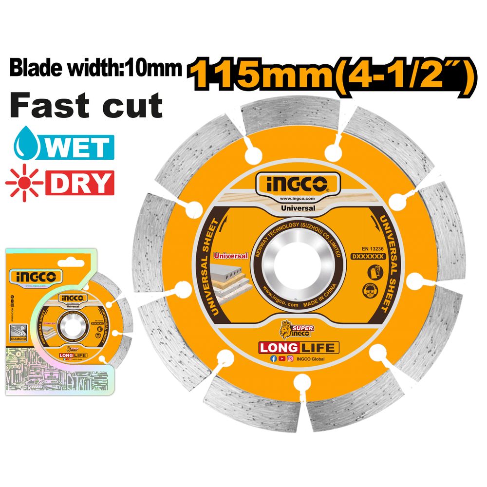 Disc Dry Diamond 115mm 1pcss