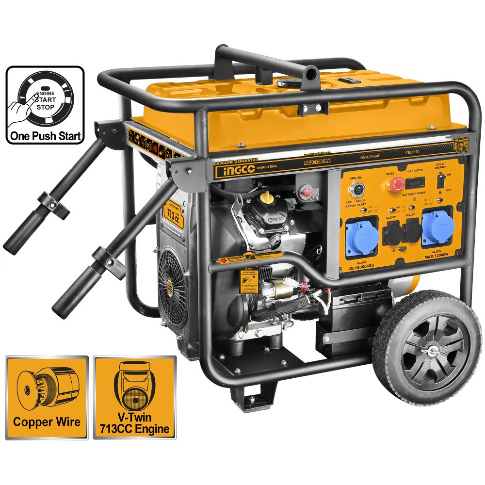 Generator V Twin Air Cooled 120kw