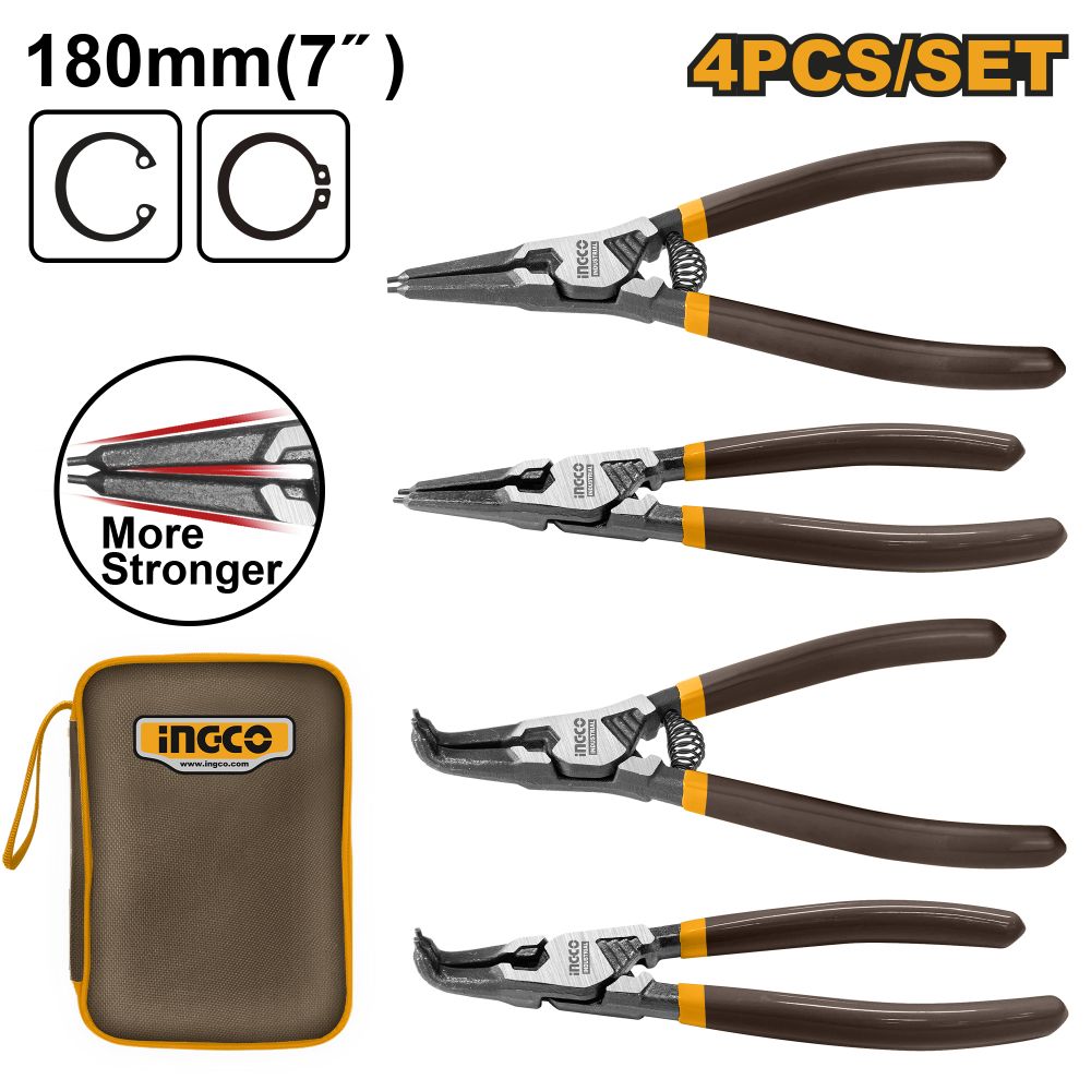 Plier Circlip 180mm Set 4pcs