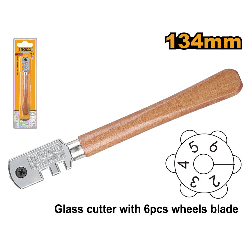 Cutter Glass 130mm + 6 Blades