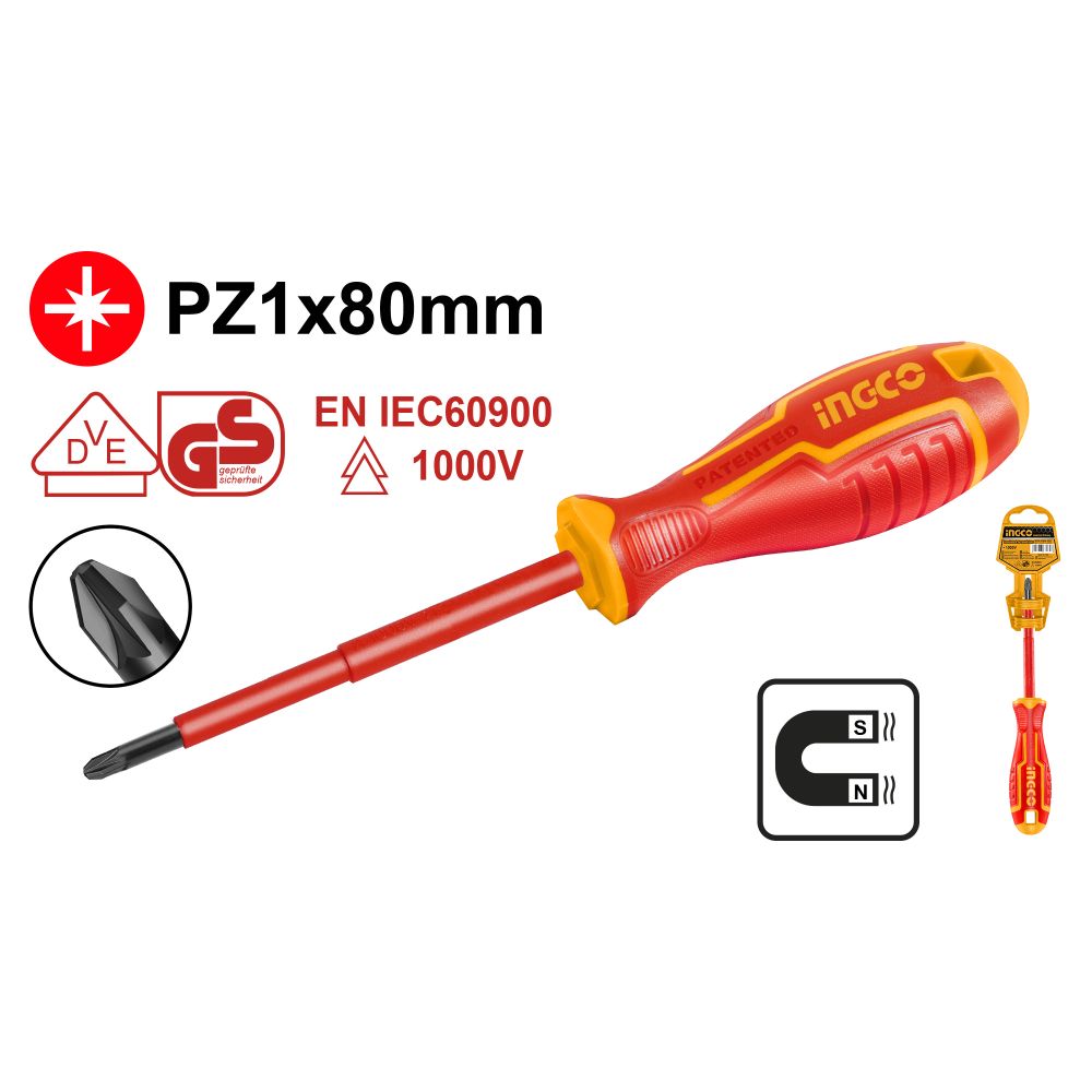 S/driver Pz1x80mm Ins Cr V