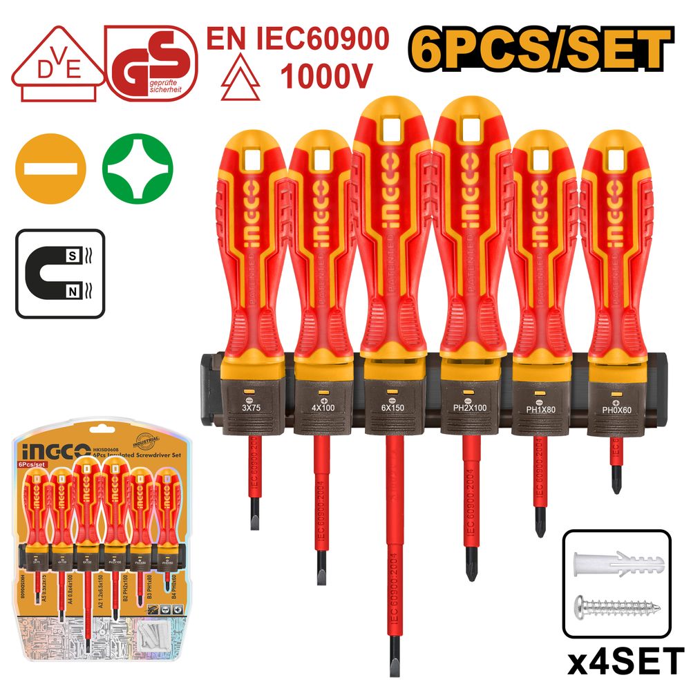 S/driver Cr V Vde Insul 6pcs