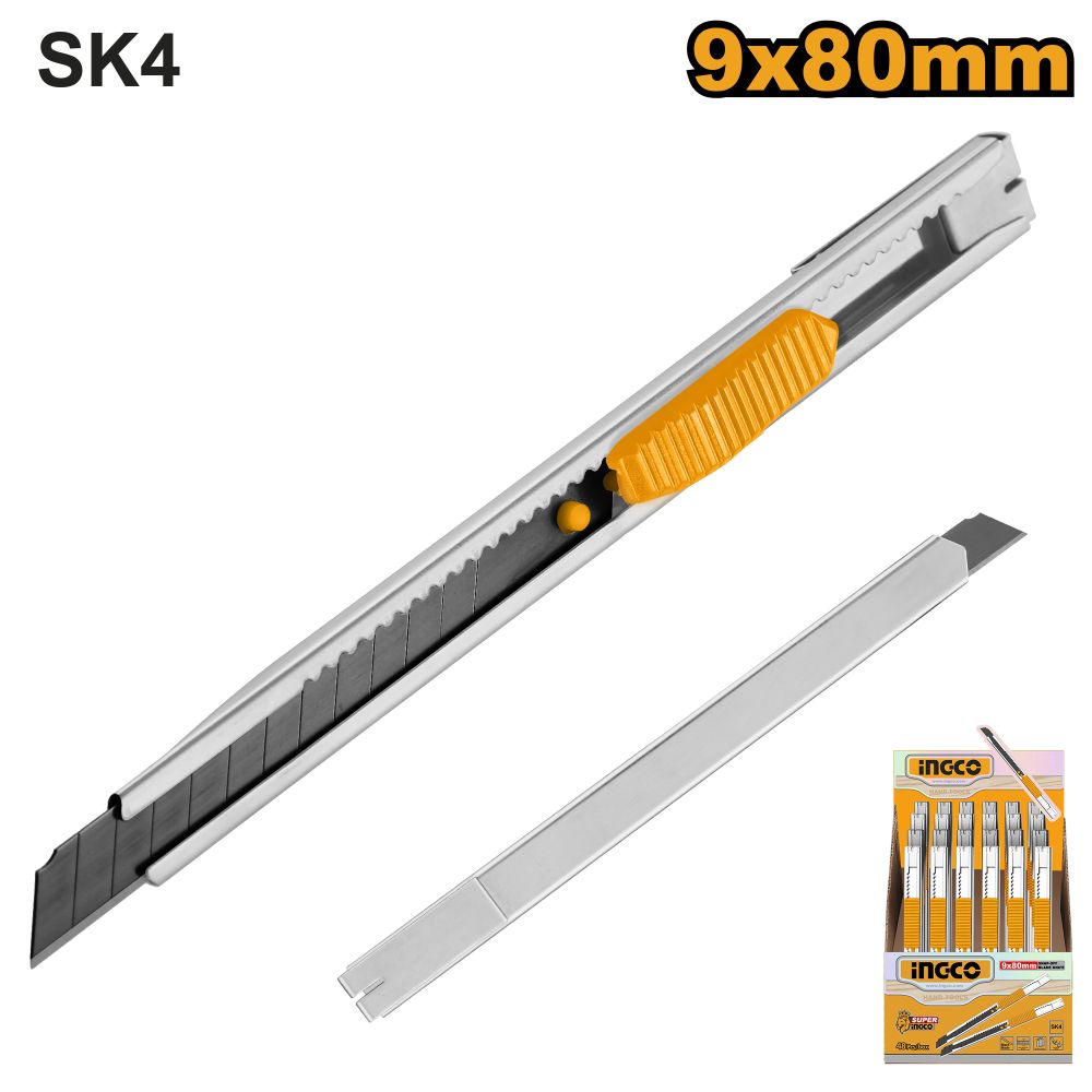 Knife 80mm S/off 9mm S/steel