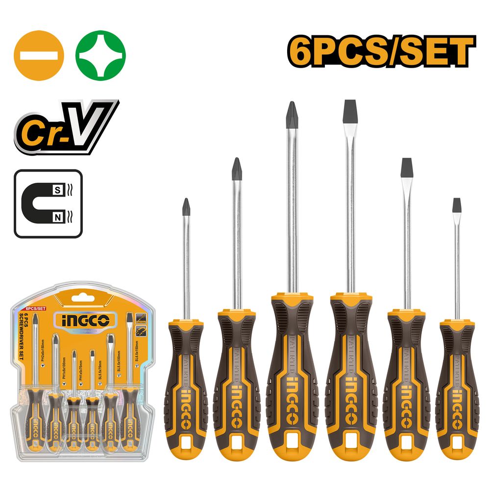 S/driver Set Card Cr V 6pcs