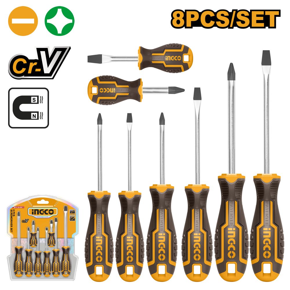 S/driver Set Cr V 8pcs