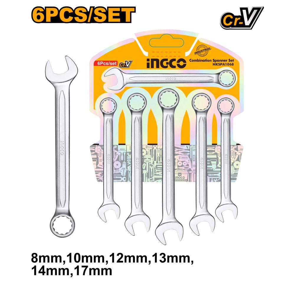 Spanner Set Combination 6pcs