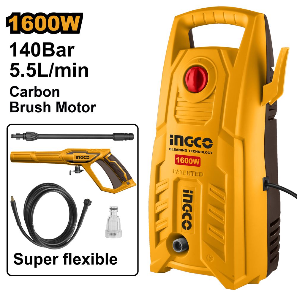 High Pressure Washer 140bar 1600w