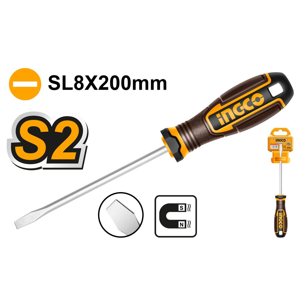 S/driver S2 Slotted 8x200mm
