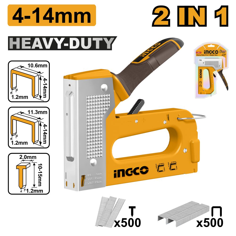 Stapler/nailer Gun 1.2mm 4-14mm 10-14mm