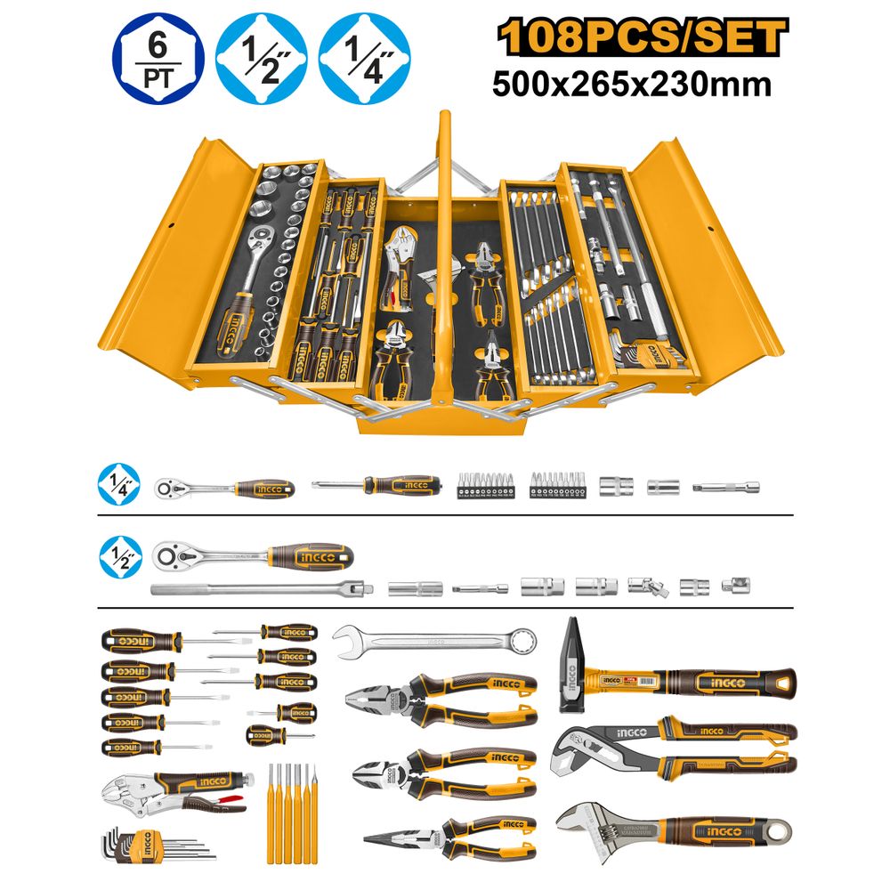 Toolkit 500x265x230 108pcs